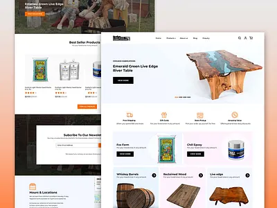 Chicago Fabrications - Website Design branding design development graphic design illustration logo product website shopfy typography ui ux vector web design webs website