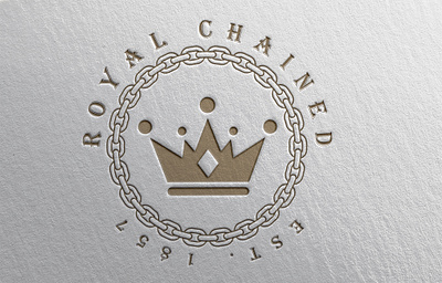 Logo Design for ROYAL UNCHAINED abstract logo branding design emblem icon illustration illustrator logo logo design luxury minimal logo royal logo seal logo vector