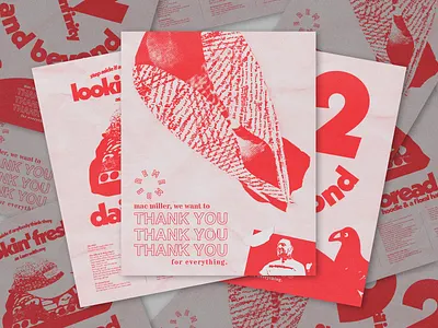 Mac Miller Poster Series branding design dribbble free assets i love life thank you illustration illustrator logo mac mac miller mid century mid century modern poster poster design product design retro type typography vector vintage