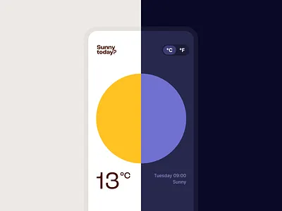 Weather app app design minimal modern product ui weather