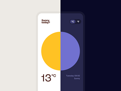 Weather app app design minimal modern product ui weather