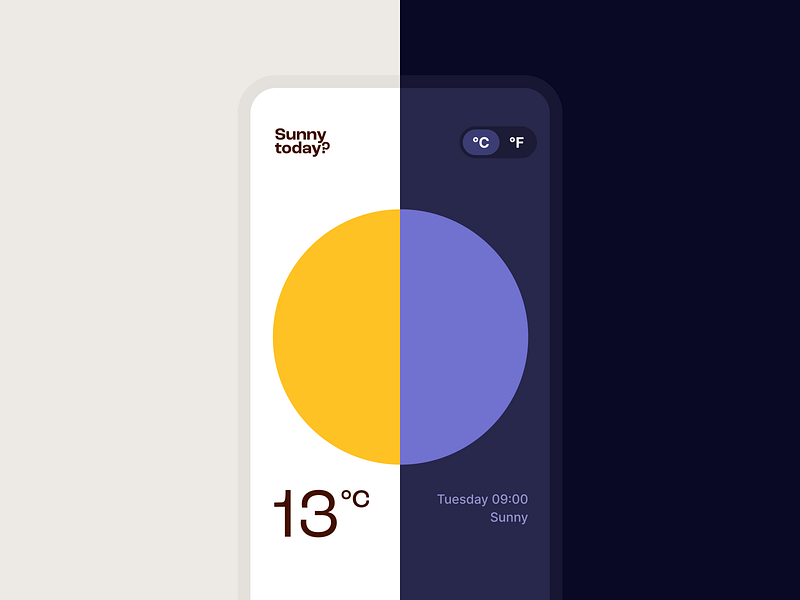 Weather app app design minimal modern product ui weather