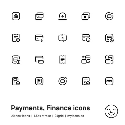 Myicons✨ — Payments, Finance vector line icons pack essential icons icon design icon pack icons icons design icons pack interface icons line icons sketch sketchicons ui ui design ui designer ui icons ui kit ui pack ui set web design web designer web ui