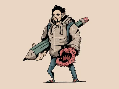 Self-portrait character characterdesign illustration