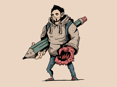 Self-portrait character characterdesign illustration
