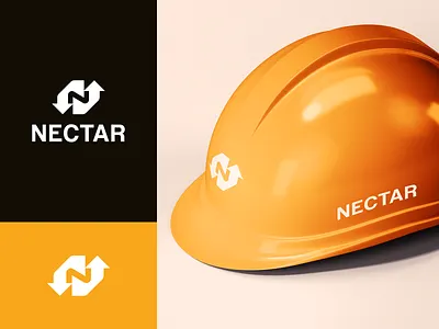 Nectar abastact abstract arrow arrow logo brand design brand identity branding branding design building construction letter mark mark minimal minimalist logo moving n n logo n mark symbol technology