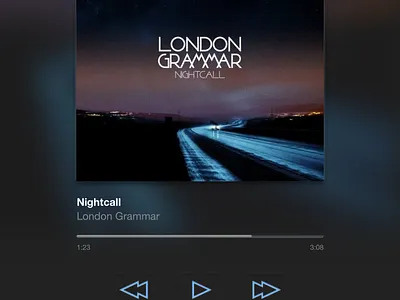 Music Player with Neumorphic details music player neumorphism ui tablet app