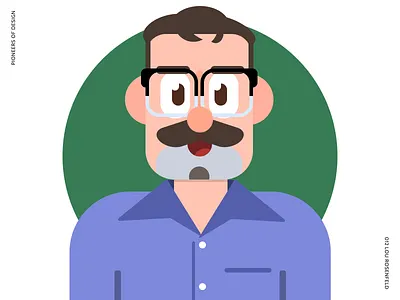 Lou Rosenfeld avatar design illustration lou rosenfeld pioneers of design rosenfeld