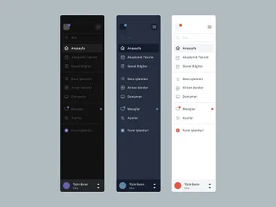 Navigation components dashboard dashboard ui design draft ui uidesign