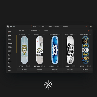 Skate Shop skate shop skate ui skateboard ui