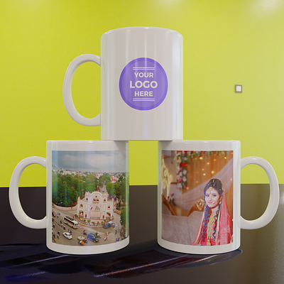 Mug Showcase - Realistic 3d model 3d 3d modeling minimalist mockup mug mug design mugs realistic