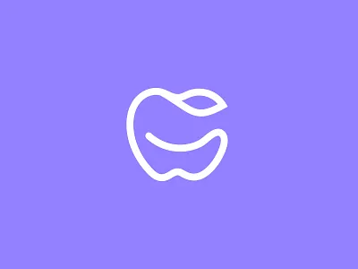 Dental Clinic logomark exploration apple branding dental dental clinic dental clinic logo dental logo echo friendly happy illustration leaf logo logo design logomark natural nature shape smile sustainability symbol vector