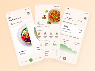 Nutrition app cooking diet diet app fitness nutrition recipe wellness wellness app