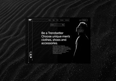 Picko men's fashion website branding cothing design figma landingpage logo shoes website