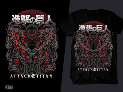 ATTACK ON TITAN anime anime art armored titan art artwork attack on titan fanart fanart attack on titan illustration illustration art illustrator japanese merchandise merchandise design titan tshirt tshirt art tshirt design vector vector illustration