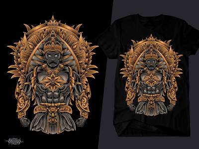 GATOT KACA ILLUSTRATION art artwork clothing clothing design culture illustration illustration art illustrator indonesia indonesia designer indonesian javanese merchandise merchandise design tshirt tshirt art tshirt design vector vector illustration