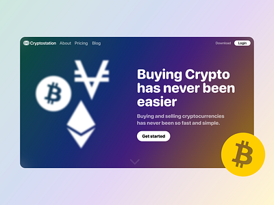 Crypto Trading Website adobe xd branding design gradient illustration logo ui ui gradient uidesign ux web web design webdesign website website concept