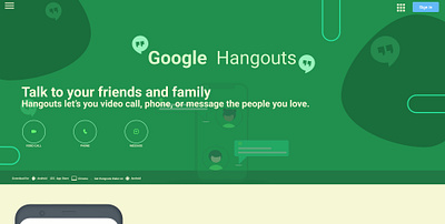 Redesigning Hangout design google hangout ui uiux ux