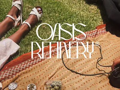 Oasis Refinery Cannabis branding branding design cannabis cbd design logo typography
