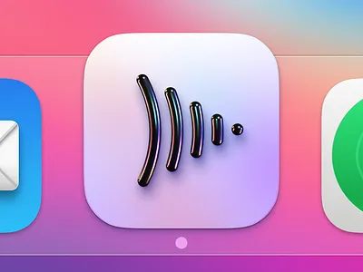 Frame.io Big Sur app icon exploration 3d app big sur dark design figma icon light logo macos minimal spline ui