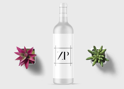 Minimal Wine White Bottle Mockup 3d animation bottle bottle mockup branding design graphic design logo minimal mockup ui white wine