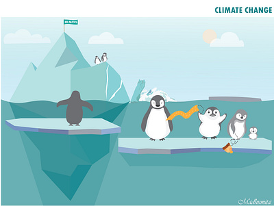Global warming biodiversity climate change digital art extinction global warming illustration planet earth