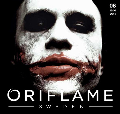 Joker in Oriflame design fun art