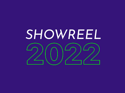 Showreel 2022 2022 2d art branding character design illustration logo motion motion graphics showreel typography ui ux vector