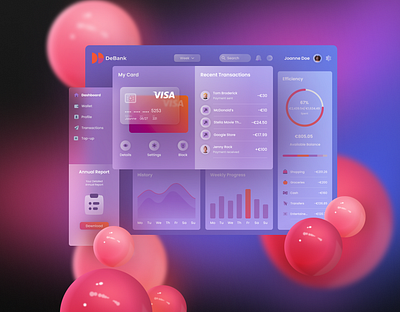 DeBank Dashboard Concept app design ui ux