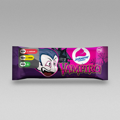 Helado Vampiro branding helado ice cream ilustration packaging packagingdesign packagingpro