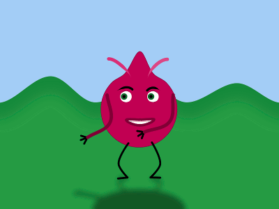 Ijjy does a happy dance 2danimation animated gif animation 2d character animation motion animation
