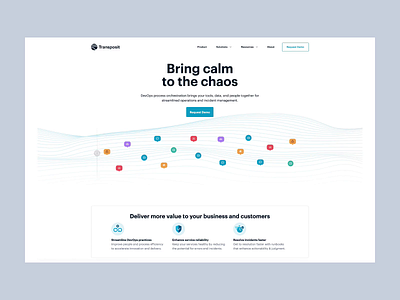 Transposit Homepage Redesign branding design homepage landing page landingpage saas saas app saas landing page tech webdesign