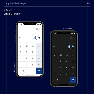 Daily UI 004 - Calculator calculator calculator app calculator design dailyui dailyuichallenge design interface sketch ui uidesign uiux ux webdesign