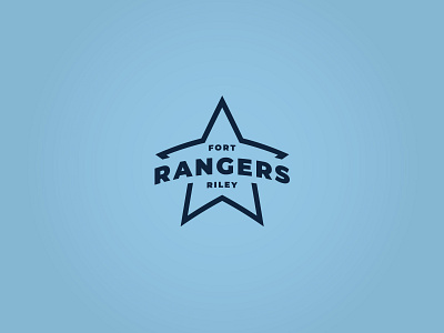 Rangers Logo army branding breakout escape escape room fort kansas kansas city kc logo riley sports