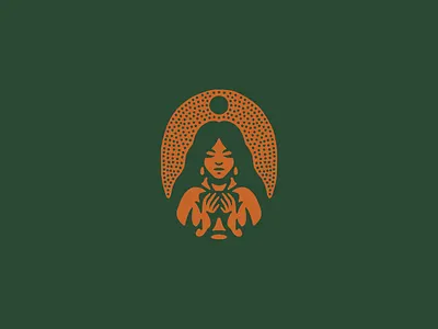 Girl art drink girl illustration logo negative space procreate spirits sun texture vector vintage whiskey