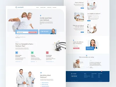 Marigold Medicare health healthcare marigold medicare ui design ux design