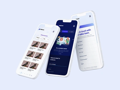 Mobile View | Viral Snare Website branding clean design logo minimal ui uidesigner uiux ux uxdesigner