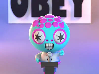 DrawBanana 2020 - Ugly 3d 3d art 3d artist 3d illustration 3d modeling character character design design illustration monster