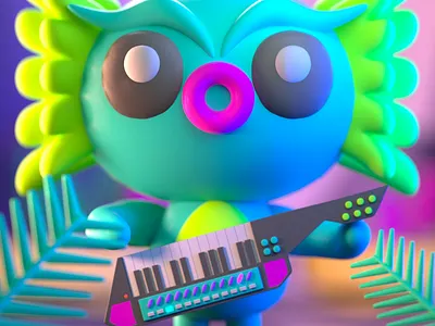 Drawlloween/DrawBanana Mashup 2020 - Lagoon 3d 3d art 3d artist 3d illustration 3d modeling character character design design illustration monster