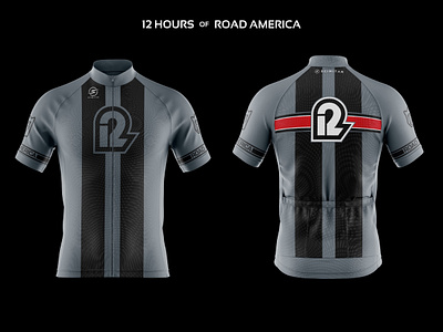 12 Hours of Road America Kit cycling cycling jersey cycling kit event jersey logo race sports wisconsin