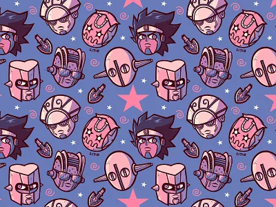 STANDS fanart jojo litioo pattern