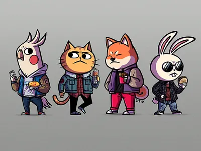 AnimaLitios animal characterdesign pets