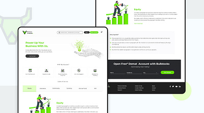 Finacial Stock Page UI dailyui desktop design finance finance business financial services redesign stock market uidesign uiux design uiuxdesign webdesign website design