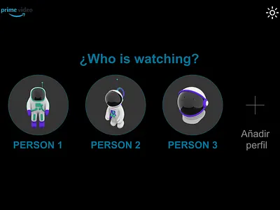 Re-design Amazon Prime Dark