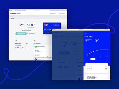 Responsive Web App app branding charts credit card design finance list view modal responsive responsive design responsive layout ui ux web web app web design web modal