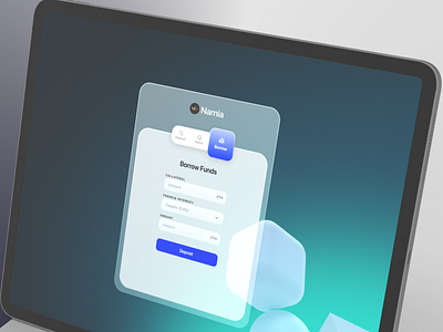 Narnia - Decentralized P2P loan platform design -- Another Look bitcoin branding dashboard defi design dogecoin ethereum fintech landing page loan app product design ui ux webapp website