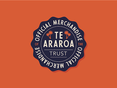 Te Araroa official merchandise badge adventure backpacking branding camping design graphic design hiking hiking logo icon illustration illustrator logo outdoors outdoors logo te araroa te araroa patch thru hike vector