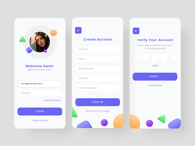 Daily UI 01 - Login Page app clean dailyui design ios login design login screen minimalist mobile ui ux