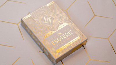 The Esoteric Playing Cards branding elegant illustration minimalist modern packaging packagingdesign playingcard typography vintage