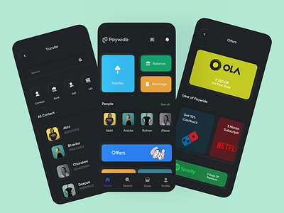 Money Transfer app design branding flat ios app design money management money transfer payment app responsive design ui uidesign uiuxdesign wallet app wallet ui
